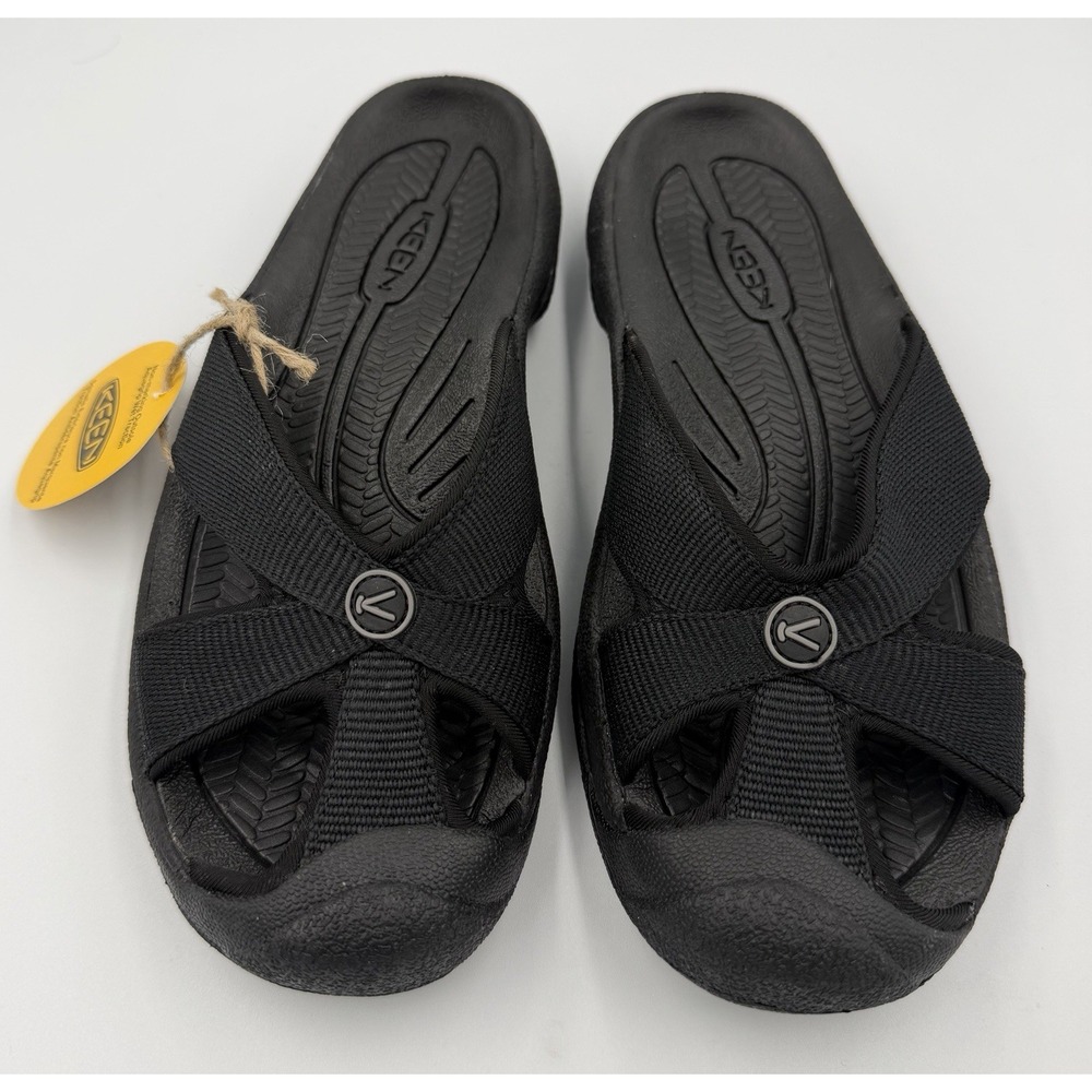 Keen Women's Bali Slide Sandals Flip Flops Size 5.5 Black